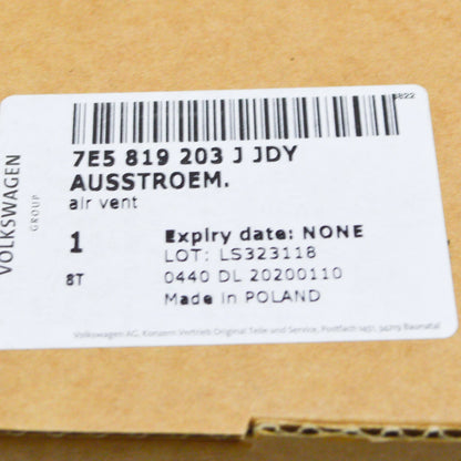 NEW VOLKSWAGEN TRANSPORTER T6 FRONT LEFT AIR VENT LHD 7E5819203JJDY