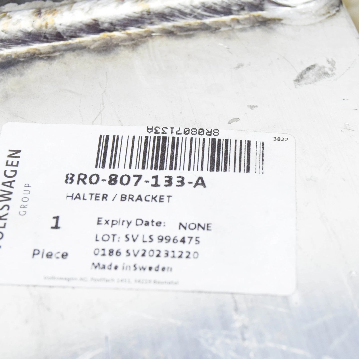 NEW AUDI Q5 8R BUMPER REINFORCEMENT BAR LEFT SIDE 8R0807133A 2016 ORIGINAL