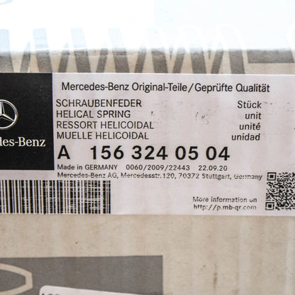 NEW MERCEDES-BENZ GLA X156 REAR COIL SPRING A1563240504 ORIGINAL