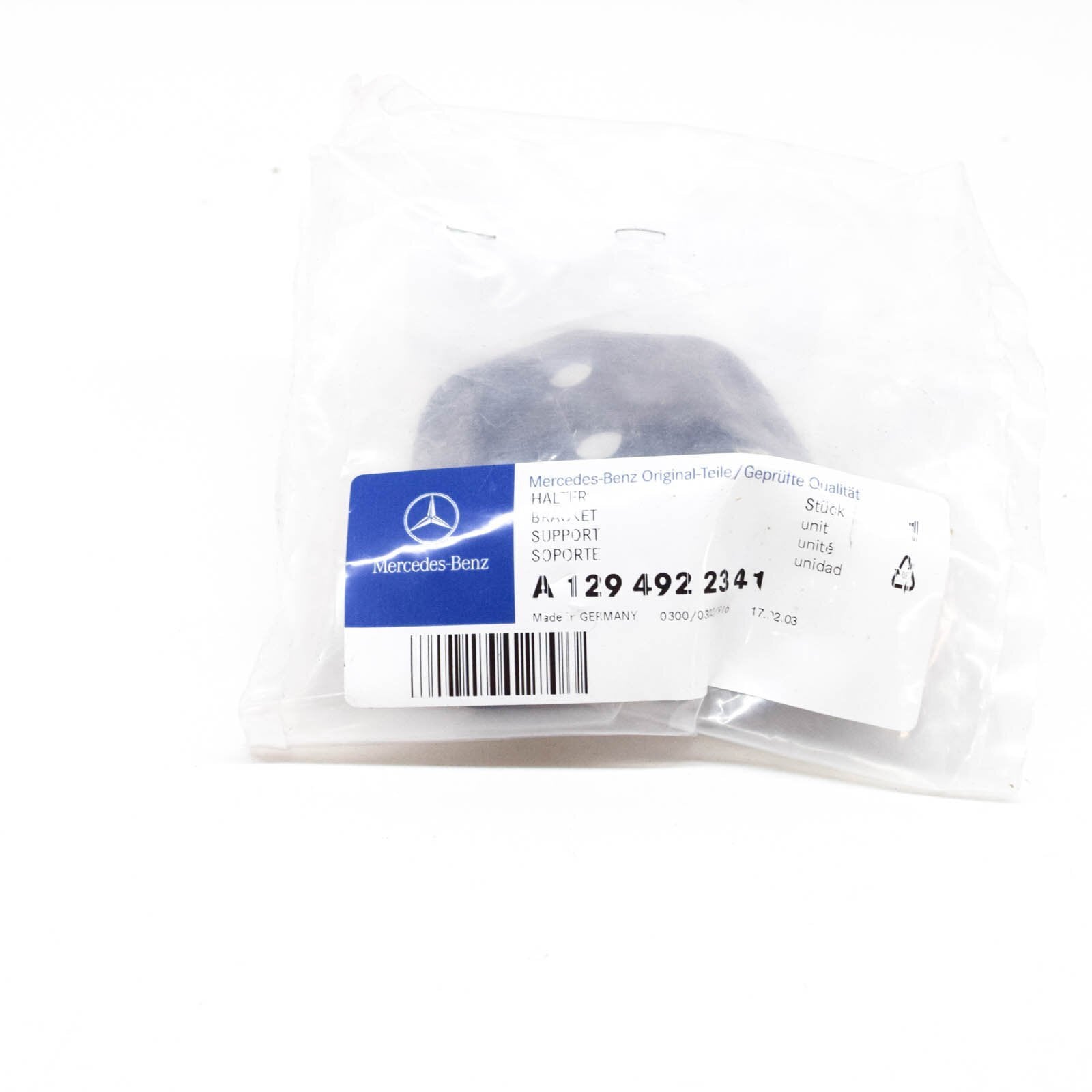 NEW MERCEDES-BENZ SL R129 CENTRAL MUFFLER SUSPENSION HOLDER A1294922341 ORIGINAL