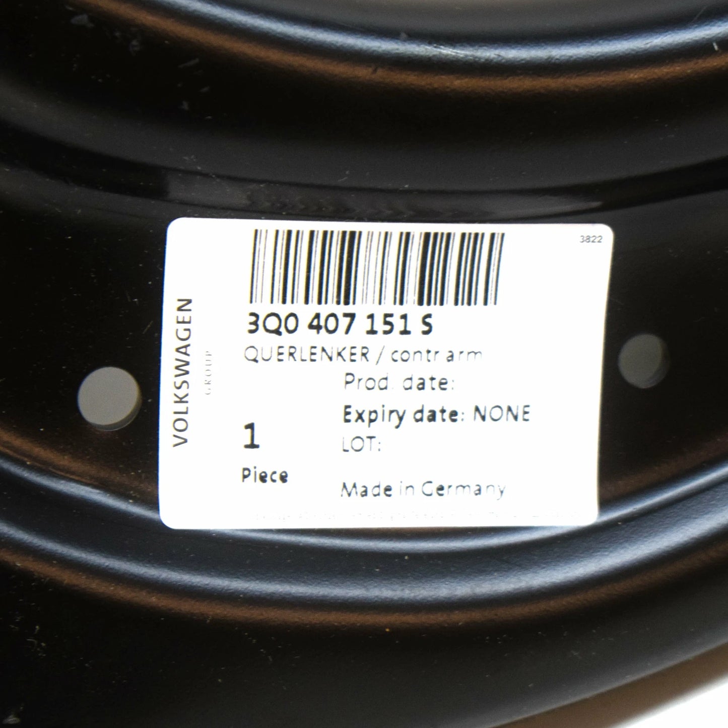 NEW VW ARTEON 3H7 FRONT LEFT LOWER WISHBONE CONTROL ARM 3Q0407151S ORIGINAL