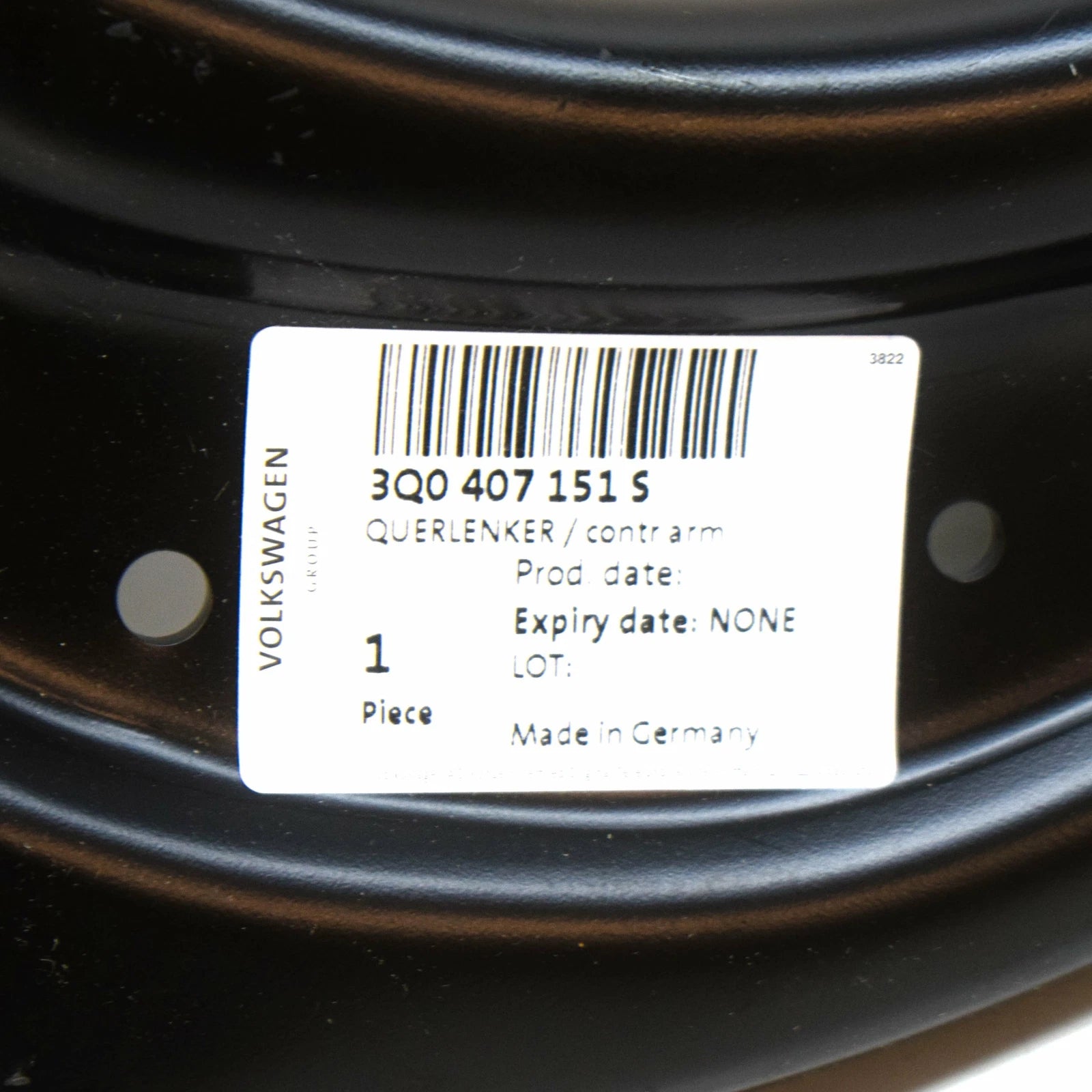 NEW VW ARTEON 3H7 FRONT LEFT LOWER WISHBONE CONTROL ARM 3Q0407151S ORIGINAL