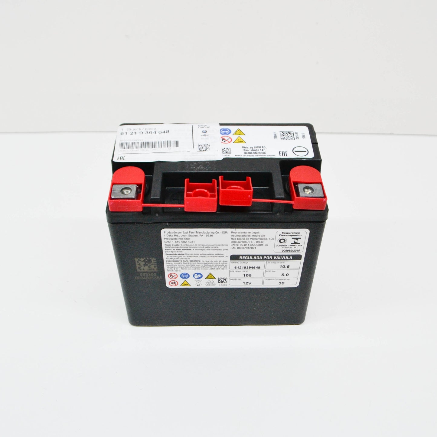 new bmw 5 gran turismo f07 agm battery 9394648 61219394648 original