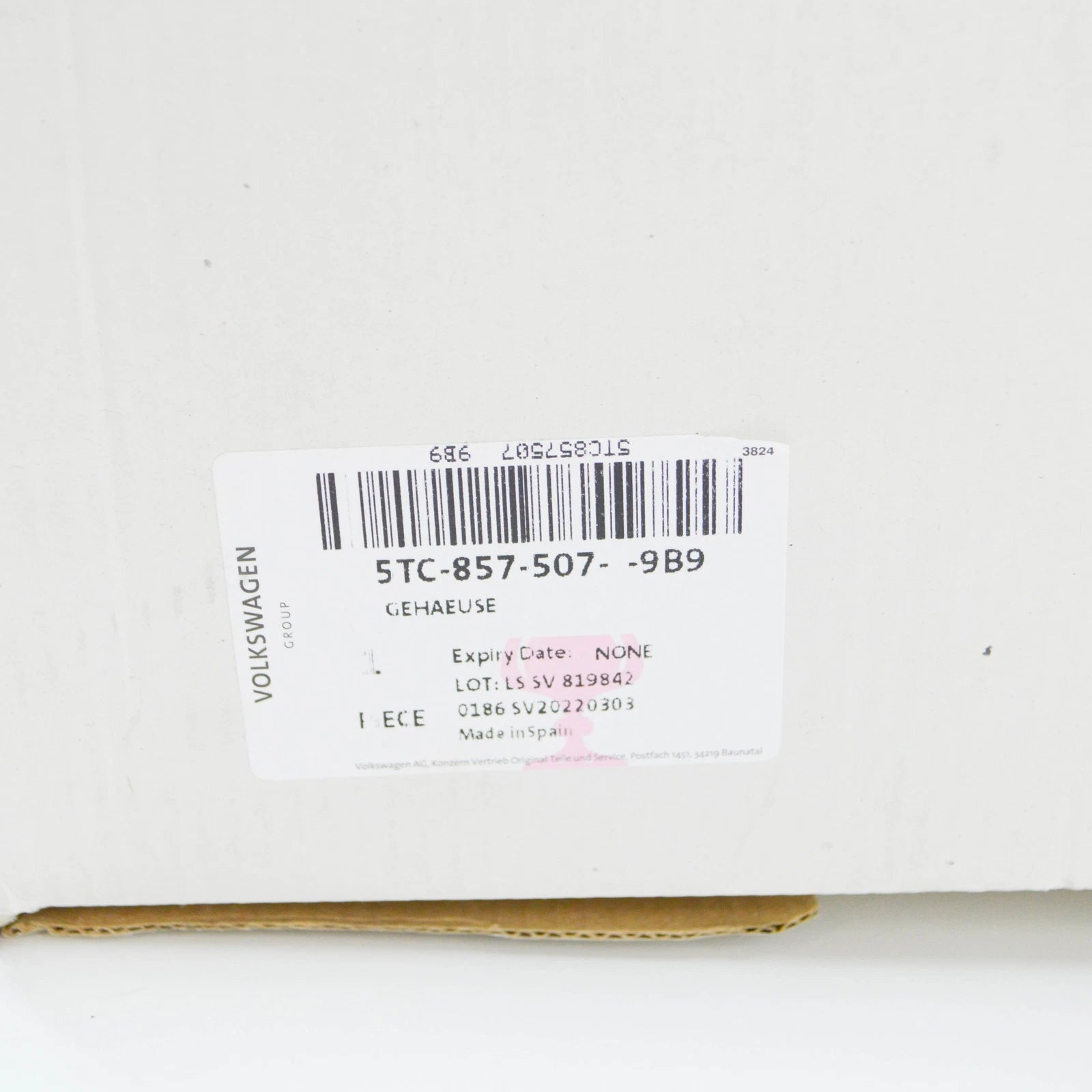 NEW VW TOURAN 5T FRONT LEFT SIDE WING MIRROR RHD 5TC8575079B9 ORIGINAL