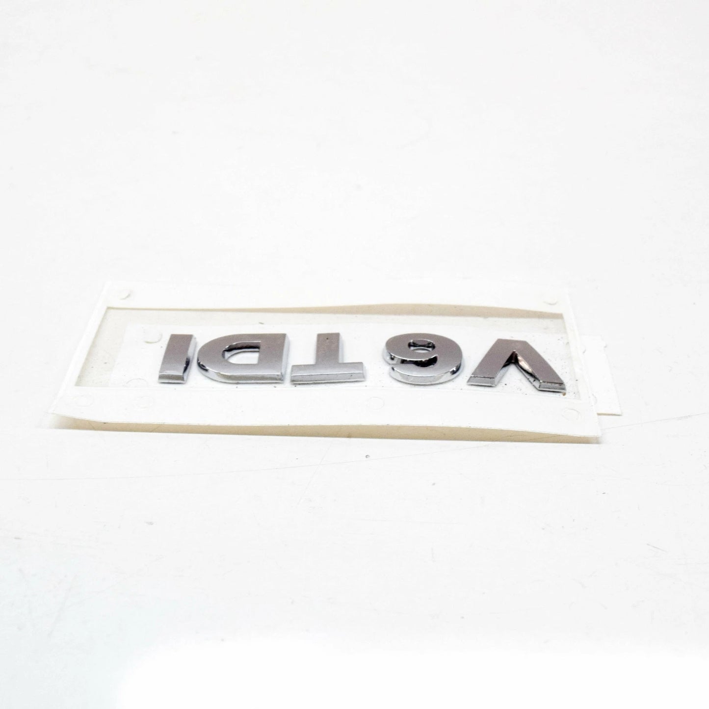 NEW VOLKSWAGEN PHAETON 3D REAR CHROME V6 TDI INSCRIPTION 3D0853675AT739 ORIGINAL