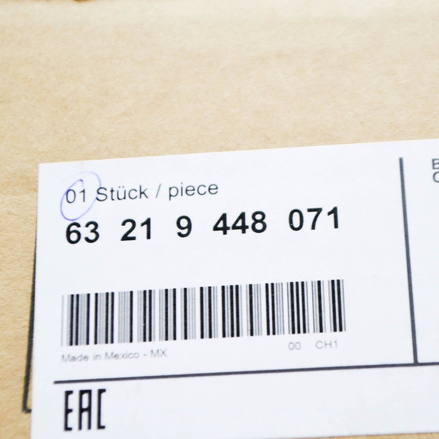 new bmw x5 g05 rear left led taillight 9448071 63219448071 original