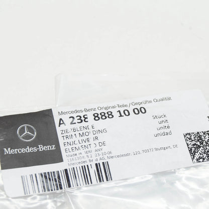 NEW MERCEDES-BENZ E W213 RADIATOR GRILLE RIGHT TRIM MOLDING A2388881000 ORIGINAL