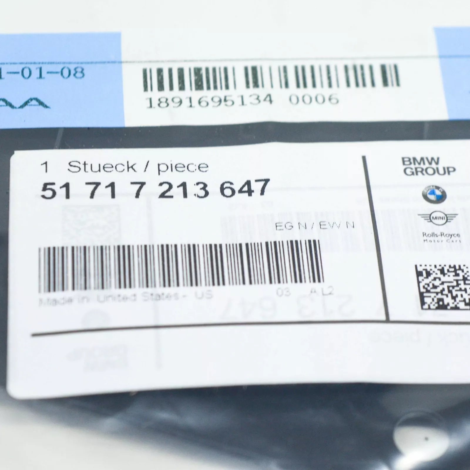 NEW BMW X3 F25 FRONT WHEEL ARCH BRAKE AIR DUCT COVER 51717213647 ORIGINAL