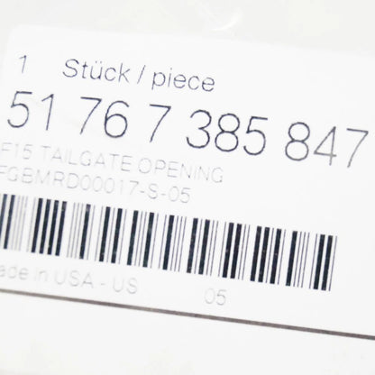 NEW BMW X5 F15 TAILGATE RUBBER SEAL 51767385847 7385847 ORIGINAL