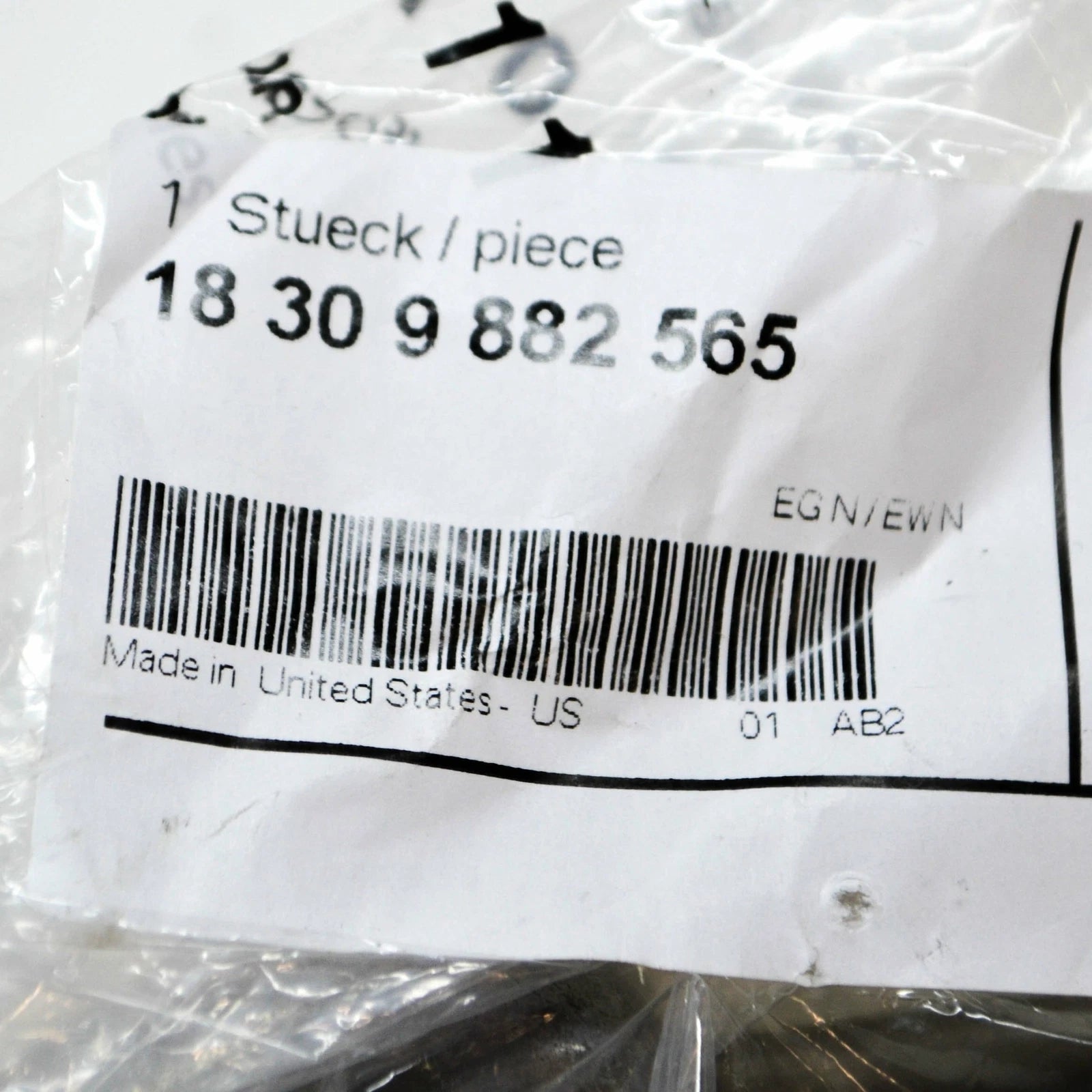 NEW BMW X3 M F97 REAR RIGHT EXHAUST RESONATOR BRACKET 18309882565 ORIGINAL