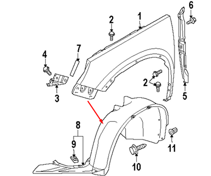 new vw tiguan 5n front right wheel mud splash guard 5n0805912a original