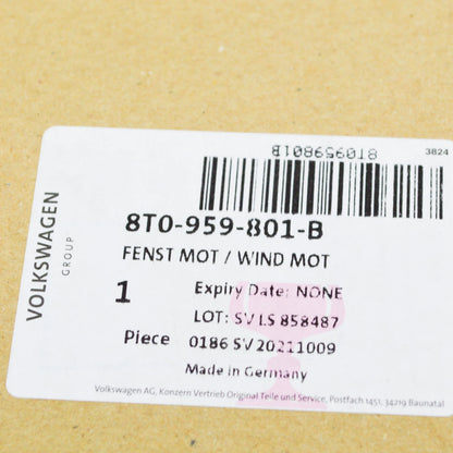 NEW AUDI A4 B8 FRONT LEFT DOOR WINDOW REGULATOR MOTOR 8T0959801B