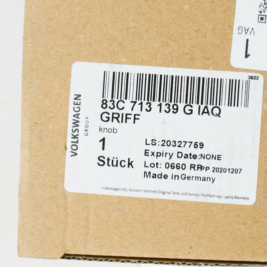NEW AUDI RS Q3 F3 GEAR SHIFTING GRIP RHD 83C713139GIAQ ORIGINAL