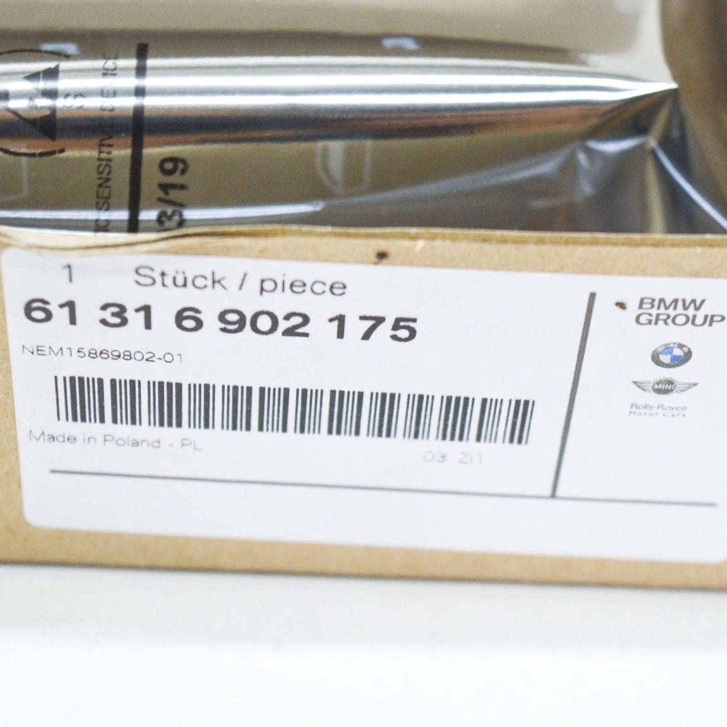 NEW BMW 3 E46 FRONT LEFT DOOR WINDOW CONTROL SWITCH 61316902175 LHD ORIGINAL