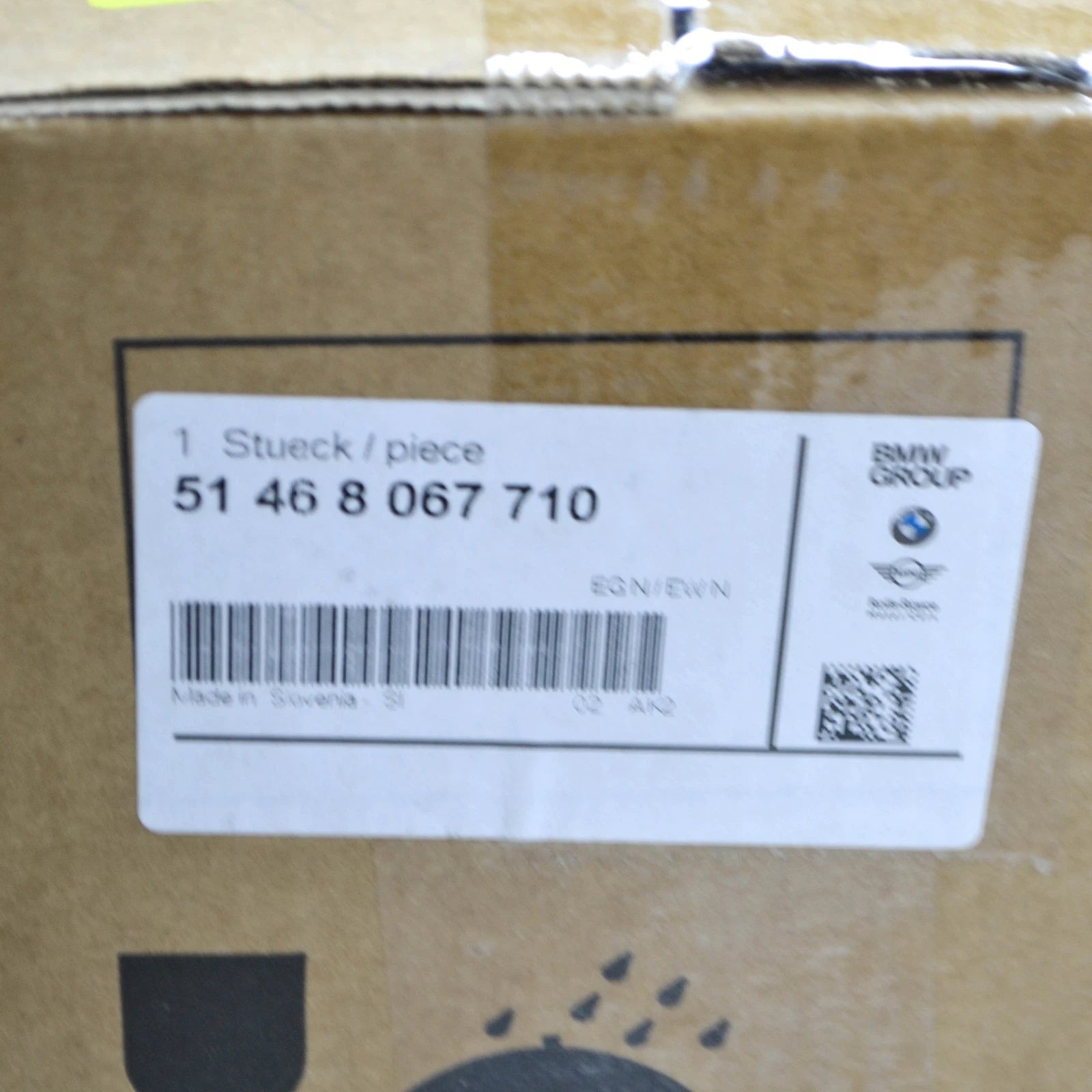 NEW BMW 7 G11 G12 RIGHT INTERIOR SEAT BELT COVER 51468067710 ORIGINAL