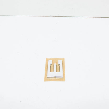 NEW BMW M3 E30 COUPE REAR TRUNK LID CHROME 3 EMBLEM BADGE 51141934619 ORIGINAL