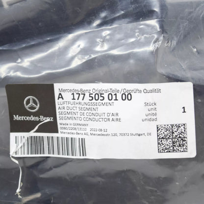 NEW MB CLA COUPE C118 RADIATOR UPPER AIR DUCT SEGMENT A1775050100 ORIGINAL