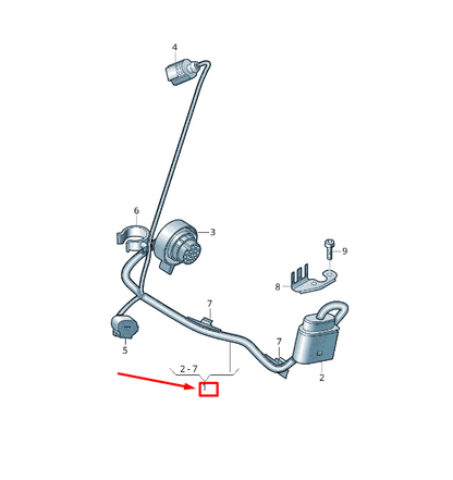 new audi q7 4m transmission cable harness 4m0971769a original