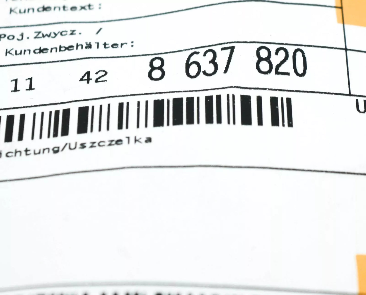 NEW BMW X6 E71 3.0D 155KW GASKET ENGINE OIL COOLER 11428637820 ORIGINAL