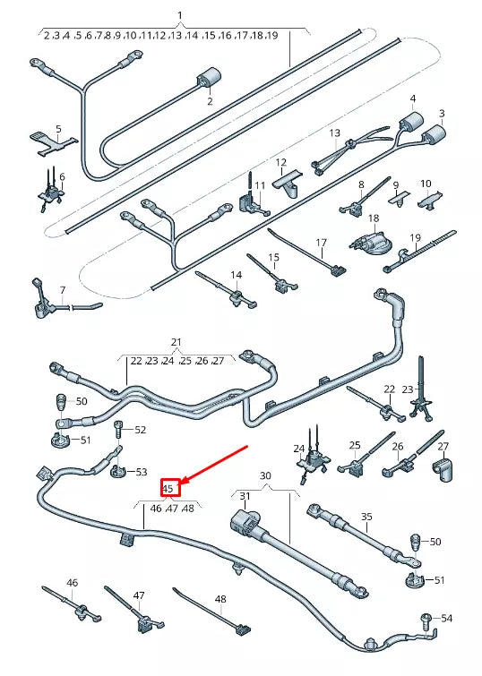 NEW AUDI Q8 4MN ACTIVE ROLL STABILISATION EARTH LINE 4M6971534B