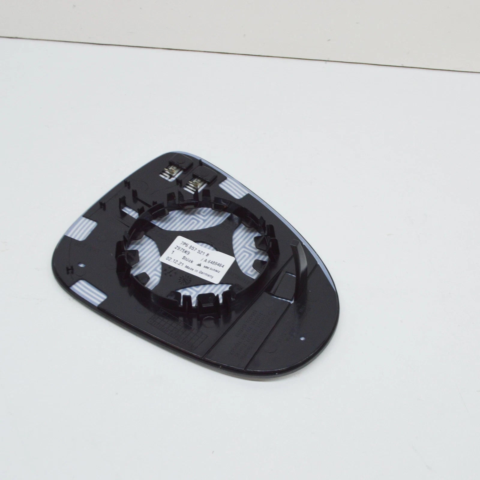 NEW VW TOUAREG 7P FRONT LEFT DOOR MIRROR GLASS 7P6857521B ORIGINAL