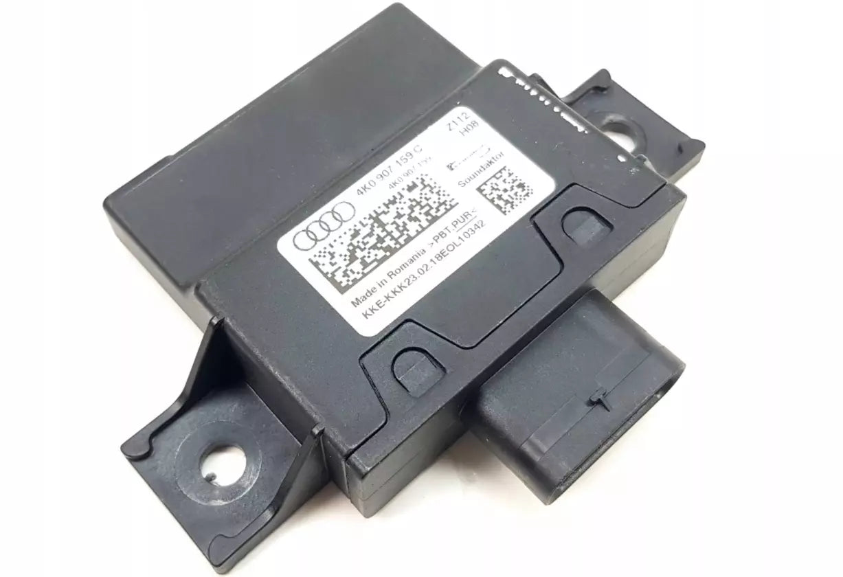 NEW AUDI A6 C8 IMPACT SOUND CONTROL UNIT 4K0907159C ORIGINAL