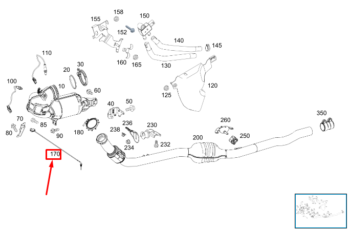 new mercedes-benz gls x167 temperature sensor a0009056416 original