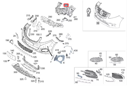 NEW MERCEDES-BENZ VITO W447 FRONT RIGHT BUMPER BRACKET A44788050009051 ORIGINAL