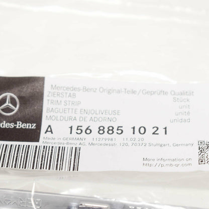 NEW MB GLA X156 FRONT BUMPER RIGHT DECORATIVE STRIP CHROME TRIM A1568851021