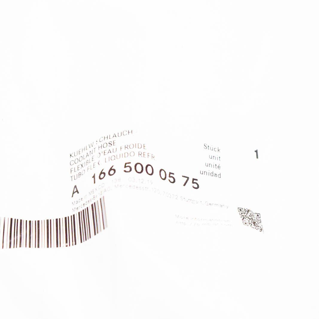 NEW MERCEDES-BENZ GLE W166 RIGHT SIDE WATER RADIATOR HOSE A1665000575 ORIGINAL