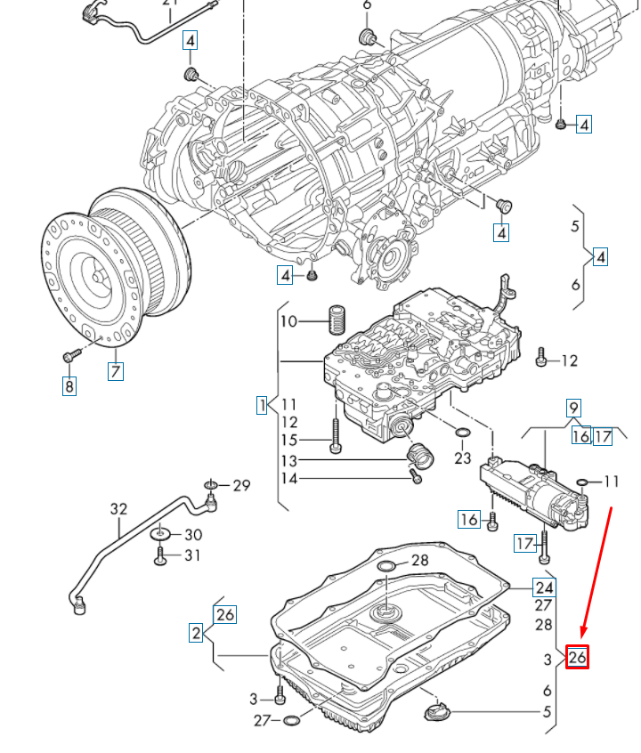 new audi a5 sportback 8w6 oil sump repair kit 0d5398010 original