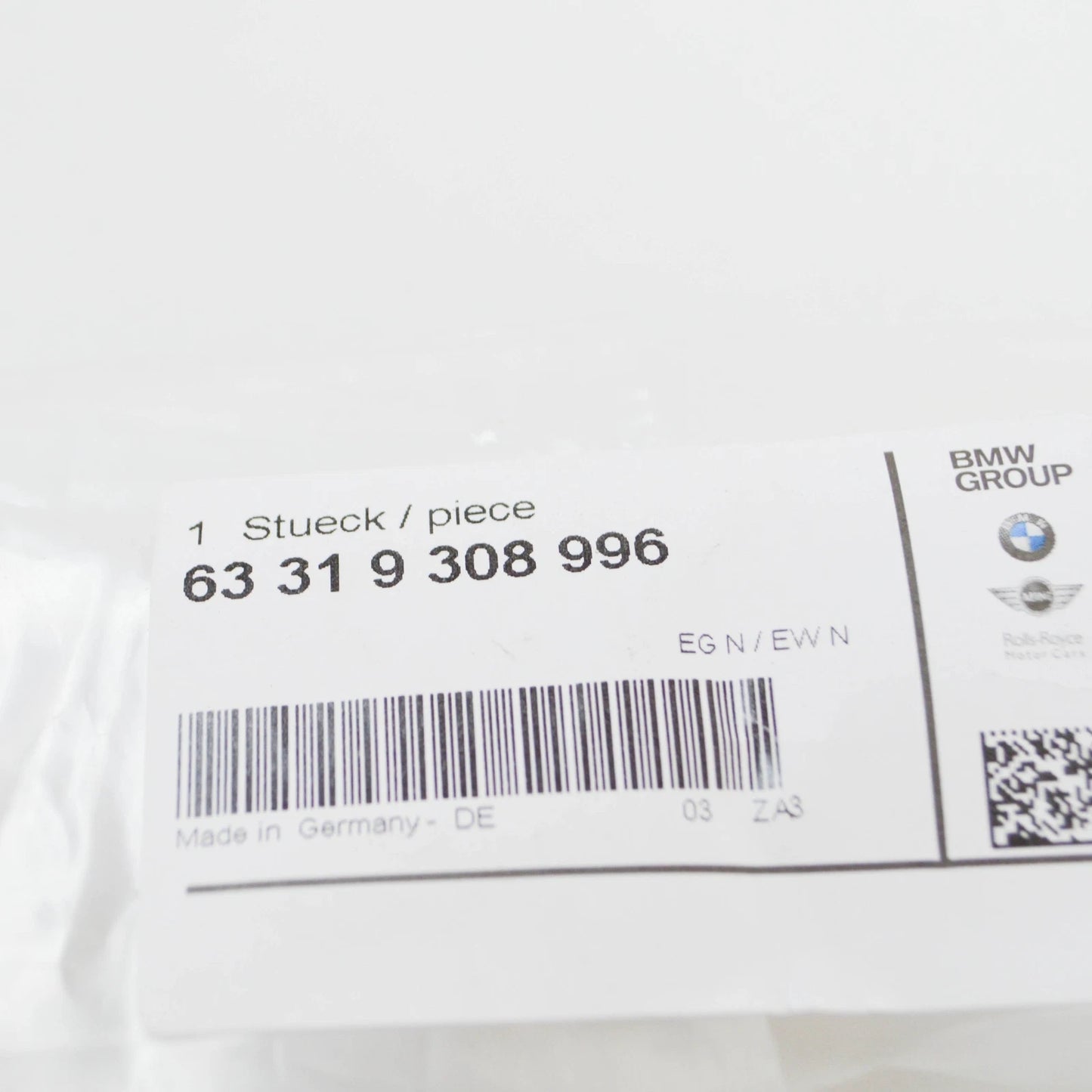 NEW BMW 3 GT F34 LED REAR TRUNK HATCH LIGHT MODULE 63319308996 ORIGINAL