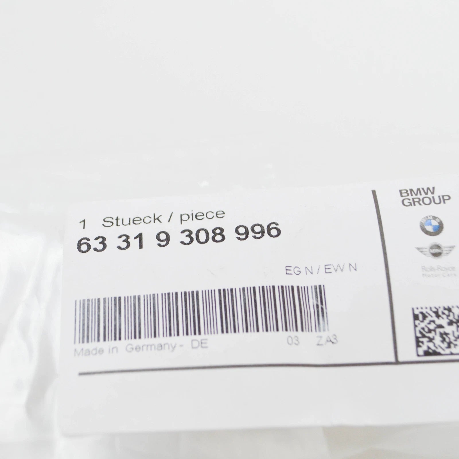 NEW BMW 3 GT F34 LED REAR TRUNK HATCH LIGHT MODULE 63319308996 ORIGINAL