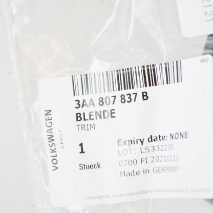 NEW VOLKSWAGEN PASSAT B7 REAR BUMPER LEFT WHEEL COVER TRIM 3AA807837B