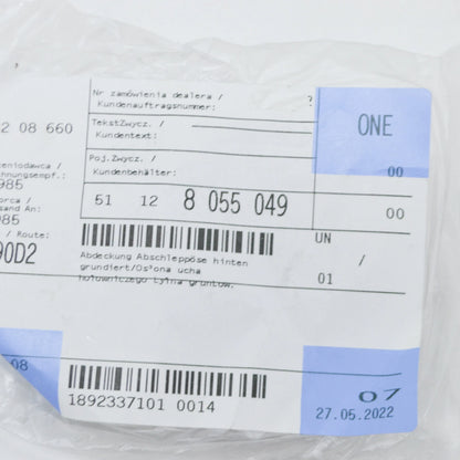 NEW BMW 5 F07 M SPORT REAR BUMPER TOW HOOK EYE CAP COVER 51128055049 ORIGINAL