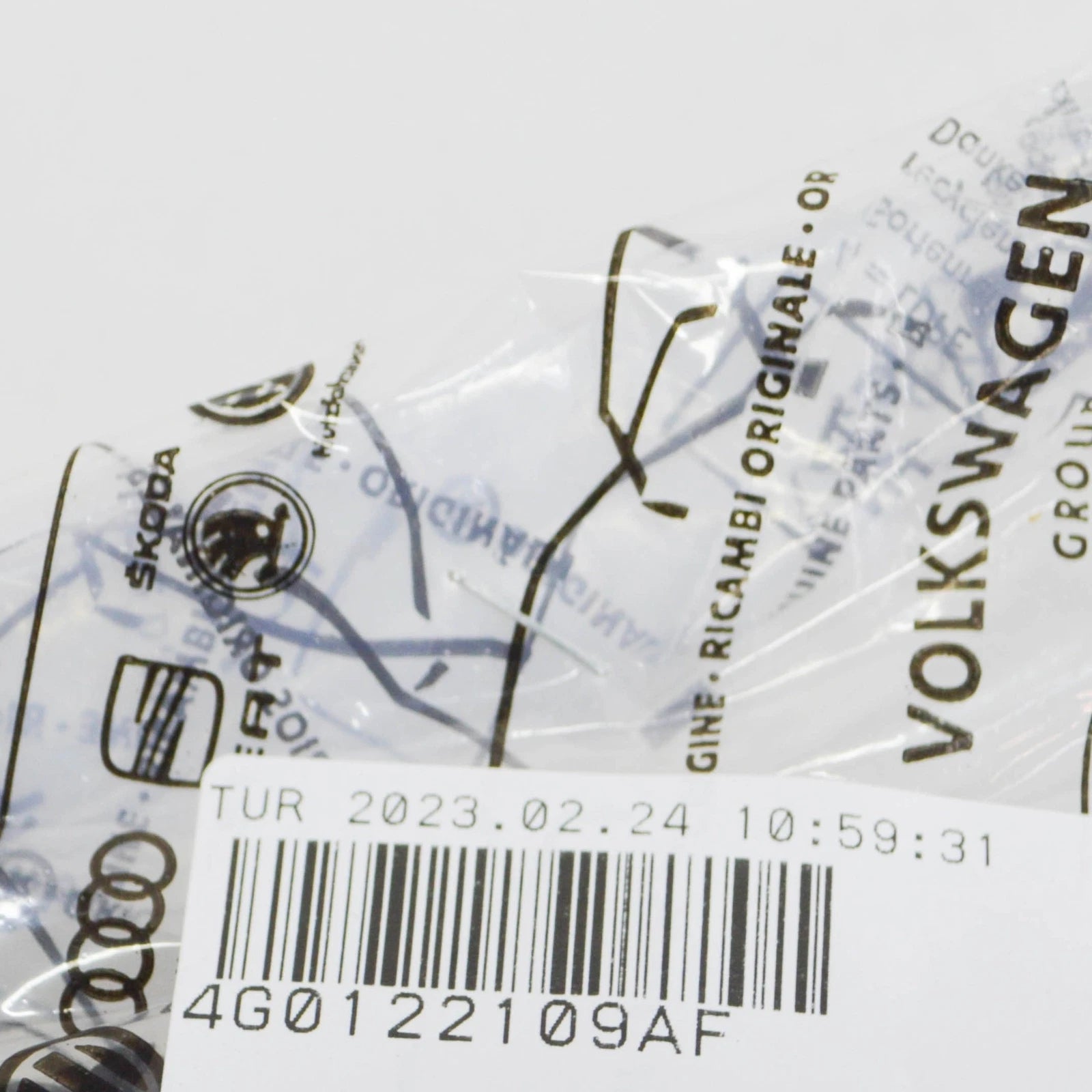 NEW AUDI A6 C7 REAR LEFT COOLANT HOSE 4G0122109AF ORIGINAL