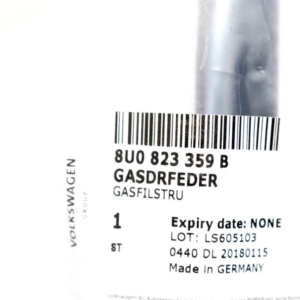 NEW AUDI Q3 8U RIGHT SIDE BOONET HOOD GAS STRUT 8U0823359B ORIGINAL