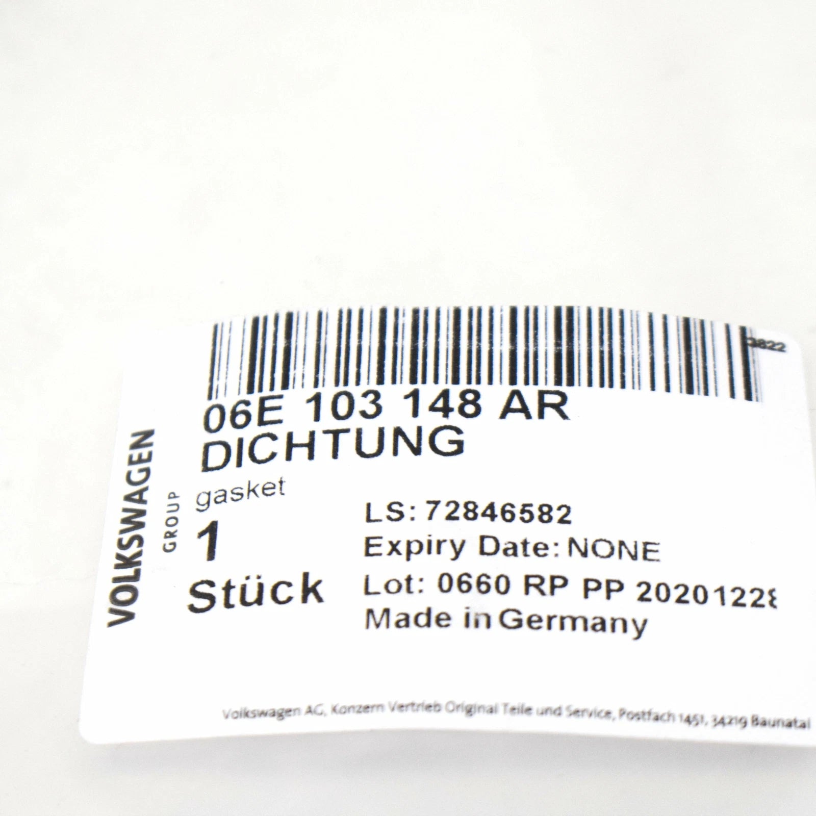 NEW AUDI A6 ALLROAD C7 ENGINE CYLINDER HEAD GASKET 06E103148AR