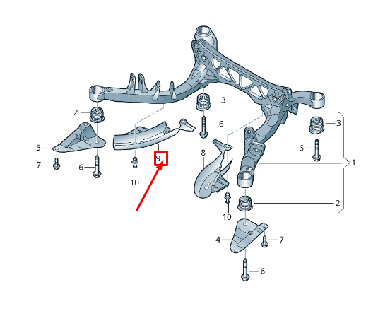 NEW AUDI A7 SPORTBACK 4G REAR RIGHT FRAME STONE CHIP GUARD 4G0505562B ORIGINAL