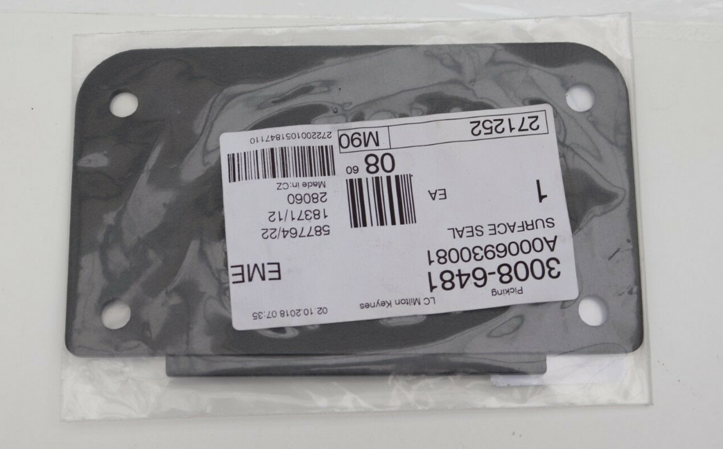 new mb c w204 rear cross cover casing surface gasket a0006930081 original