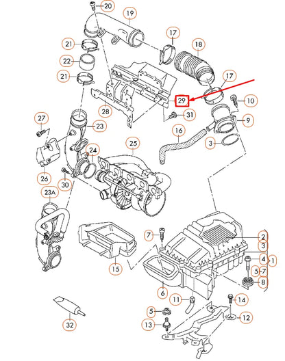 NEW AUDI RS3 SPORTBACK 8P ENGINE COVER PLATE 07K129597D ORIGINAL