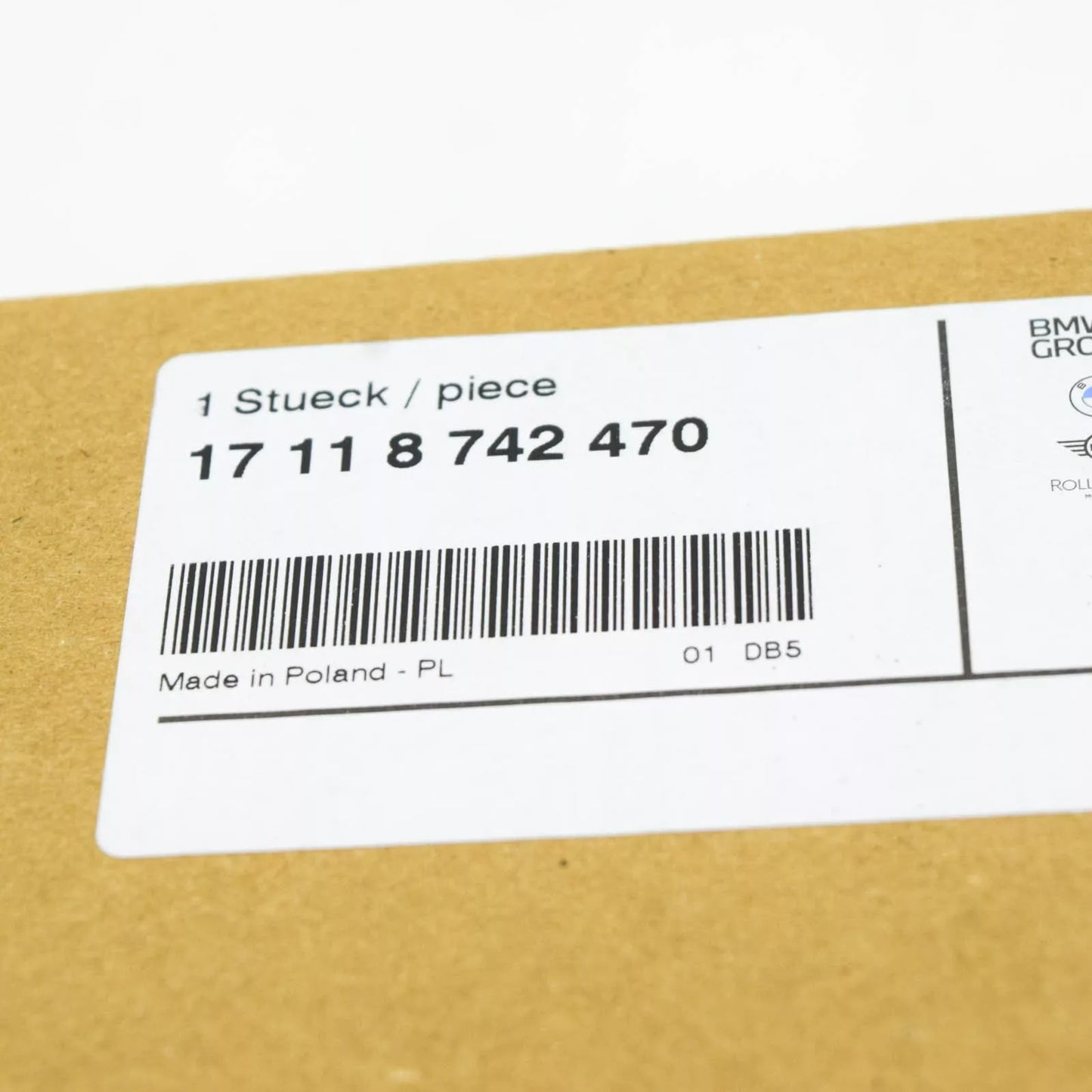 NEW BMW 5 G30 REMOTE RADIATOR SUPPORT BRACKET FRAME 17118742470 ORIGINAL