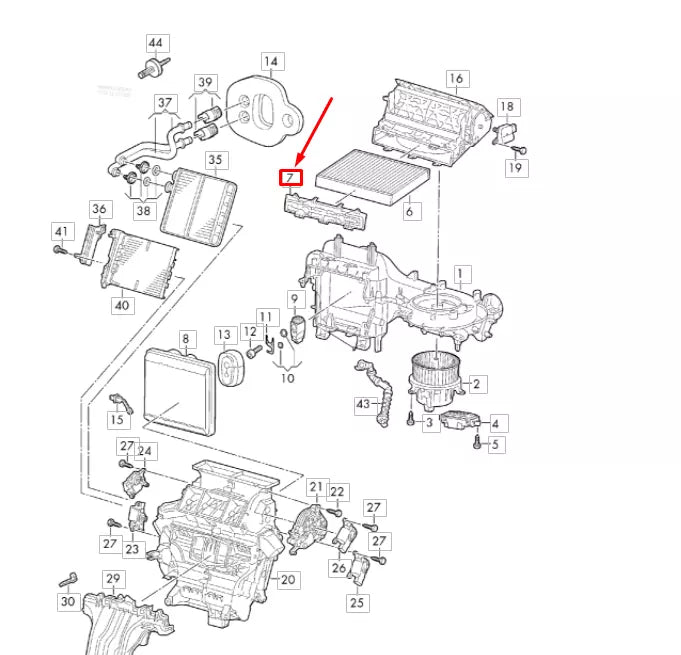 NEW AUDI A1 GB DUST AND POLLEN FILTER COVER 2Q0819422A ORIGINAL