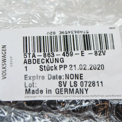 NEW VOLKSWAGEN TOURAN 5T REAR LUGGAGE TRUNK LOCK TRIM 5TA863459E82V ORIGINAL