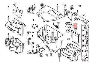 NEW BMW E60 E61 E63 E64 E81 E82 E BOX FAN 12907531783 7531783 ORIGINAL