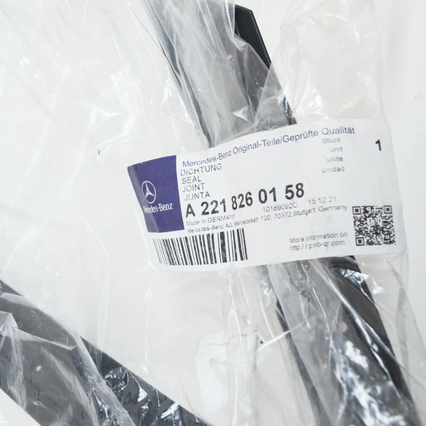 NEW MERCEDES BENZ S W221 FRONT LEFT HEADLIGHT SEAL A2218260158 ORIGINAL