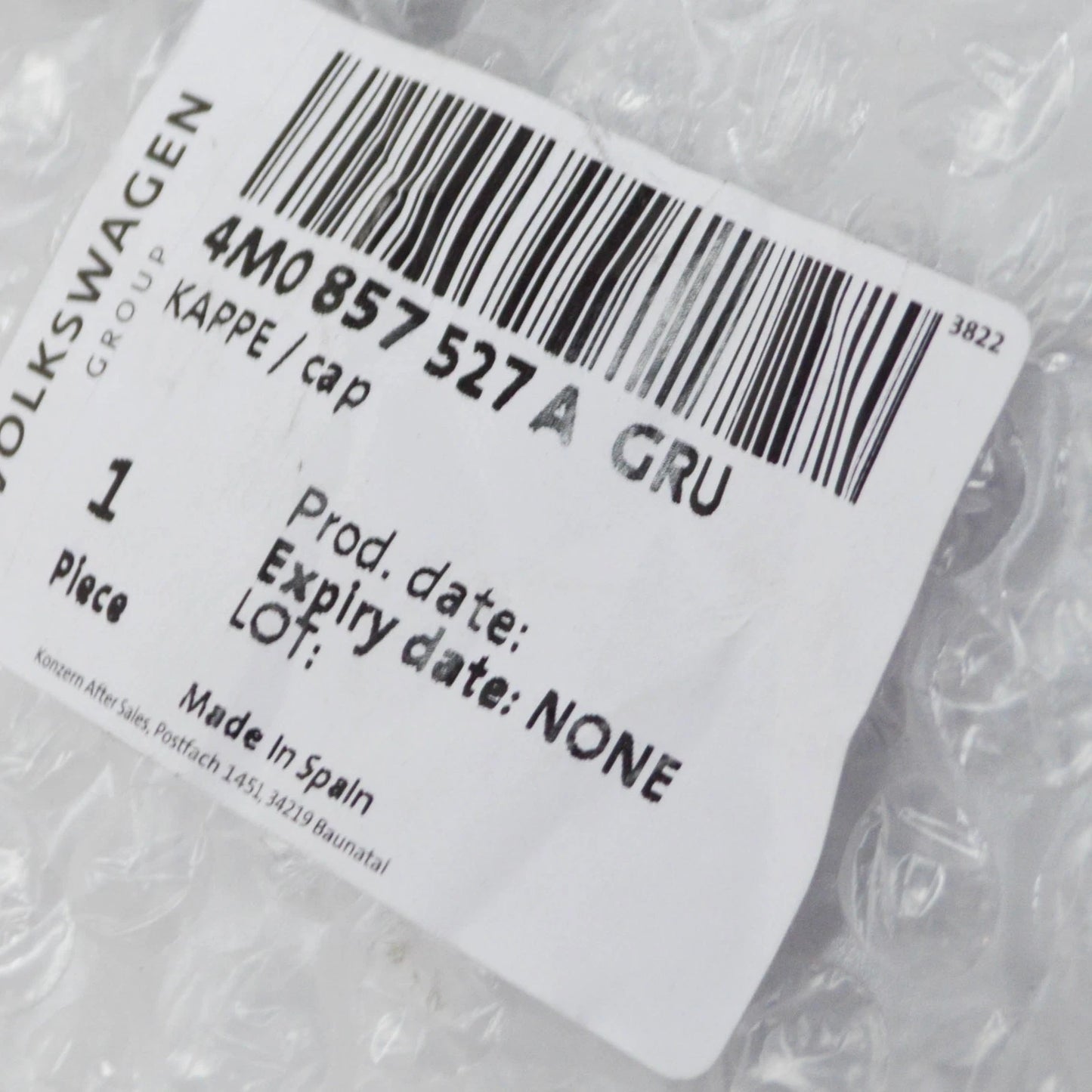 NEW AUDI Q7 4M FRONT LEFT DOOR MIRROR CAP 4M0857527AGRU 4M0857527A GRU OEM