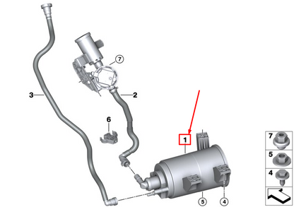 new bmw x3 g01 activated charcoal filter 16137459686 original