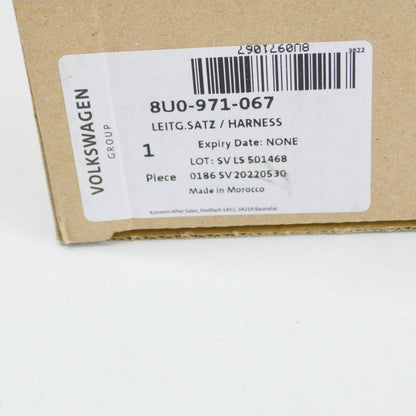 NEW AUDI Q3 8U RADIATOR FAN ADAPTER CABLE HARNESS LOOM 8U0971067 ORIGINAL