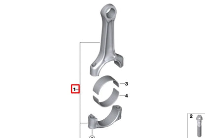 NEW BMW 1 F20 CRANKSHAFT CONNECTING ROD 11248570833 8570833 ORIGINAL
